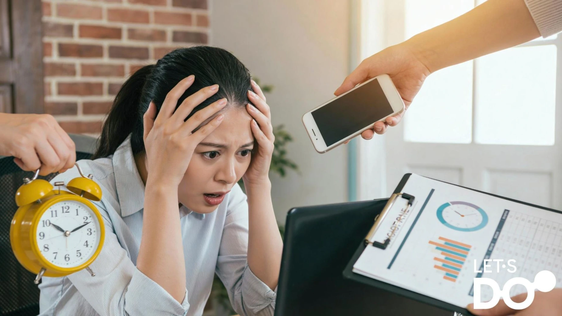 commercial débordée dans une entreprise belge