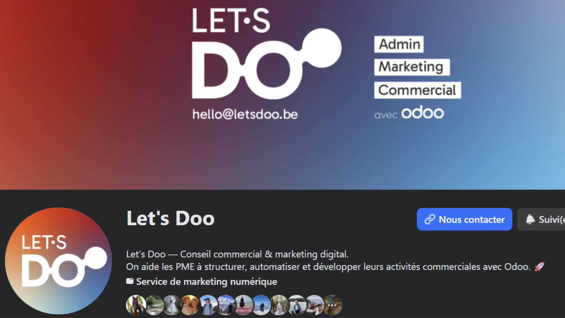 Page Facebook Let's Doo optimisée